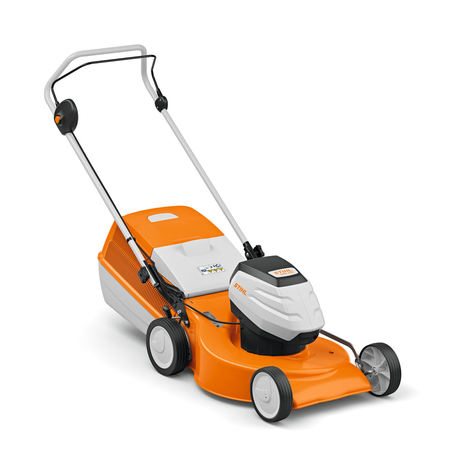 Tosaerba a batteria Stihl RMA 253 con larghezza di taglio 51 cm e cesto raccolta 55 L
