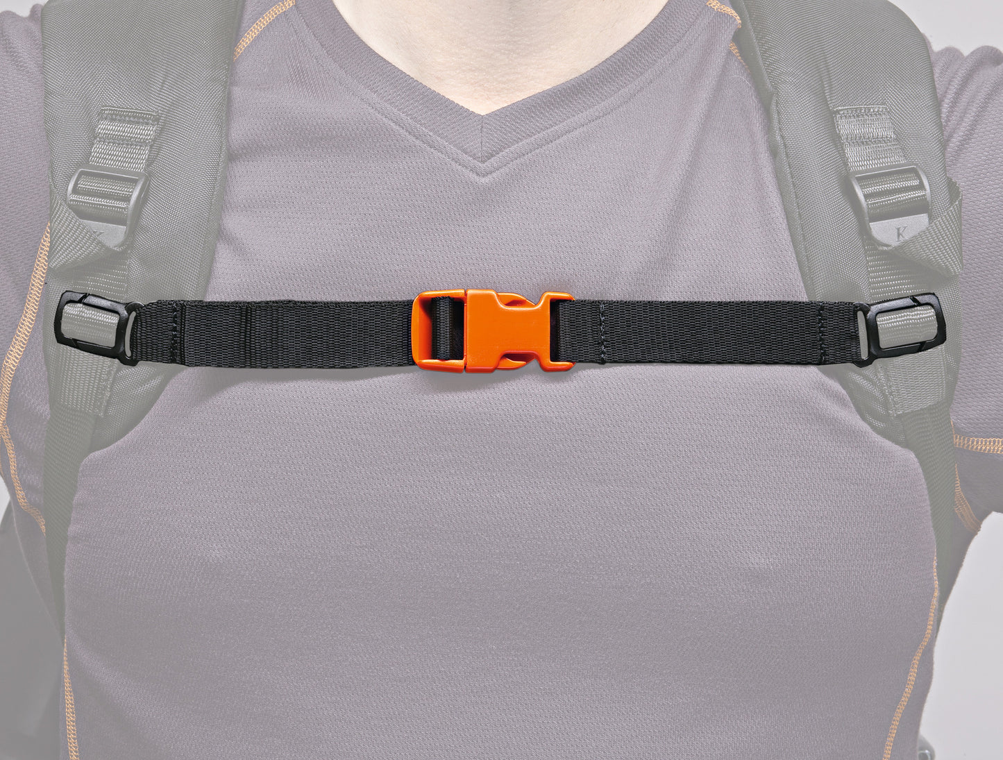 Tracolla da petto universale Stihl con fibbia centrale e cinghia nera per stabilizzare gli spallacci