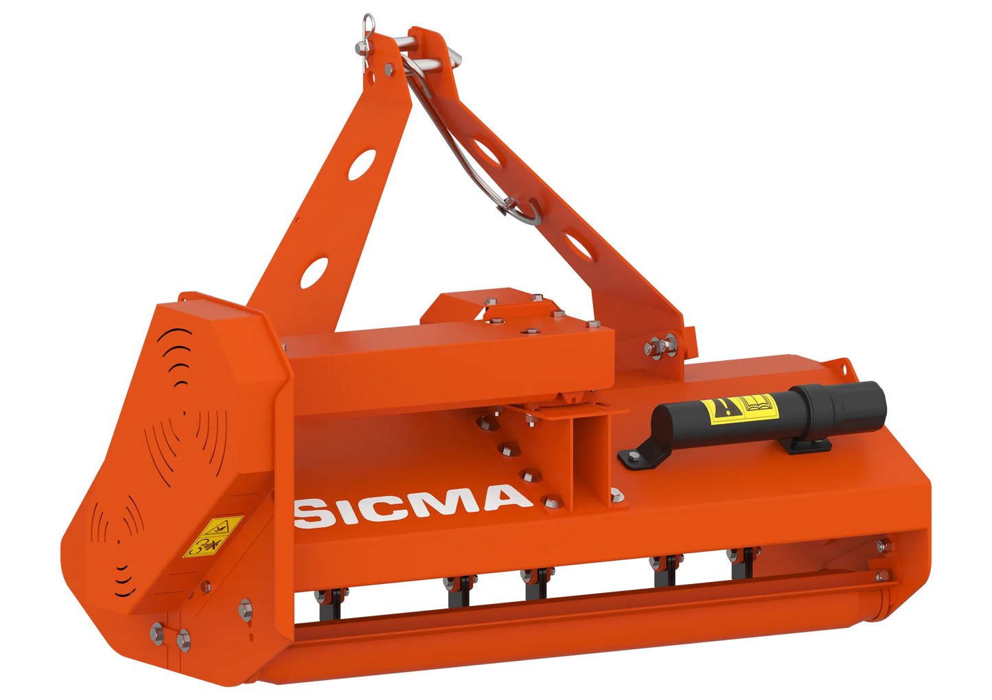 Trinciatutto Sicma TA 110 vista posteriore macchina per manutenzione prato 1100 mm