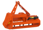 Trinciatutto Sicma TA 110 vista posteriore macchina per manutenzione prato 1100 mm