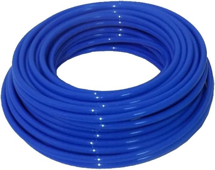 Tubo aria compressa in poliuretano PU blu 7,5x10 mm