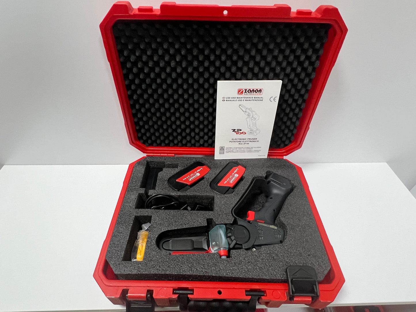 Potatore elettronico a batteria Zanon ZP 100 in valigetta con dotazione
