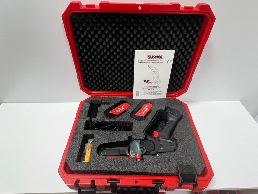 Potatore elettronico a batteria Zanon ZP 100 in valigetta con dotazione